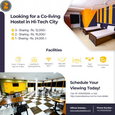 Le bestow Coliving space in Kondapur, Hyderabad