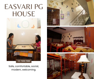 Easvari PG House for Girls in Velachery, Chennai, Tamil Nadu 600042