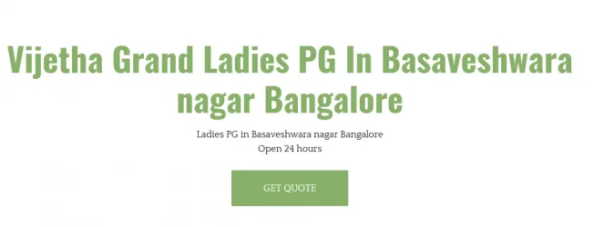 Vijetha Grand Ladies PG