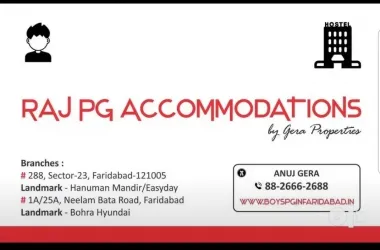 RAJ PG FARIDABAD s